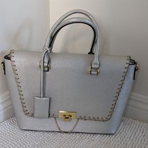 Silver handbag